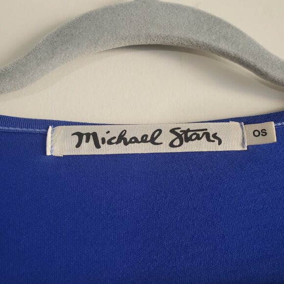 Michael Stars Women's Casual Top One Size Blue Neutral Capsule Wardrobe Relaxed - Picture 5 of 9